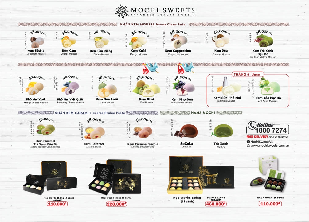 Mochi Sweets - Xuân Thủy