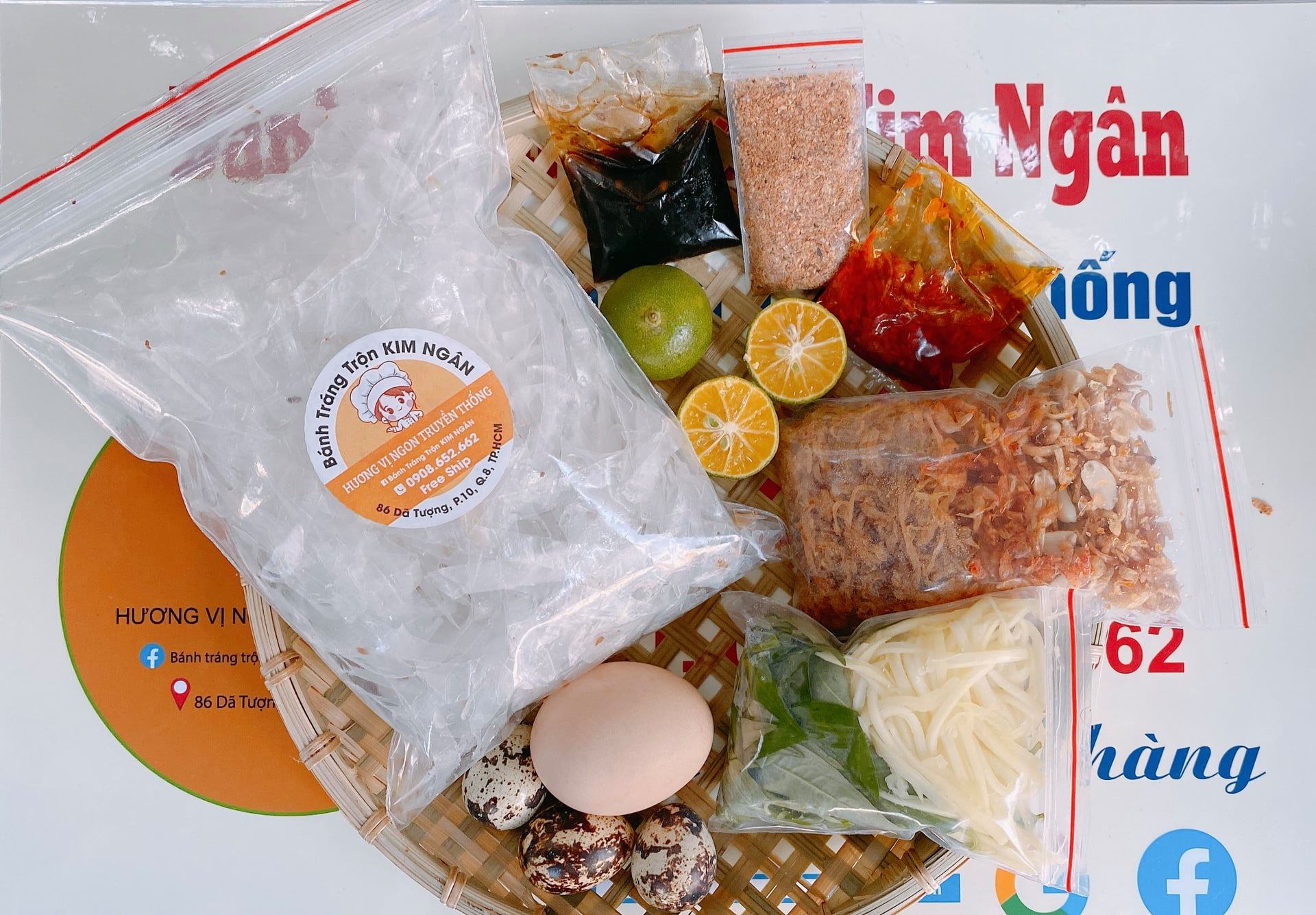 Bánh Tráng Trộn Kim Ngân - Dã Tượng