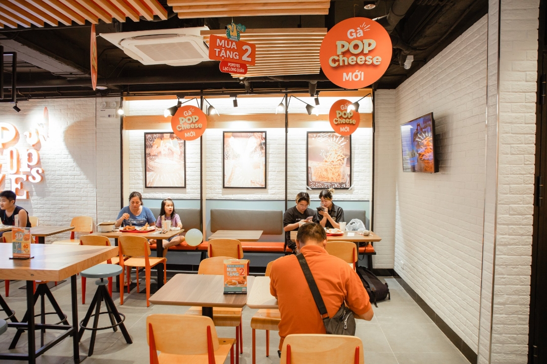 Gà rán Popeyes - Machino - Trần Phú