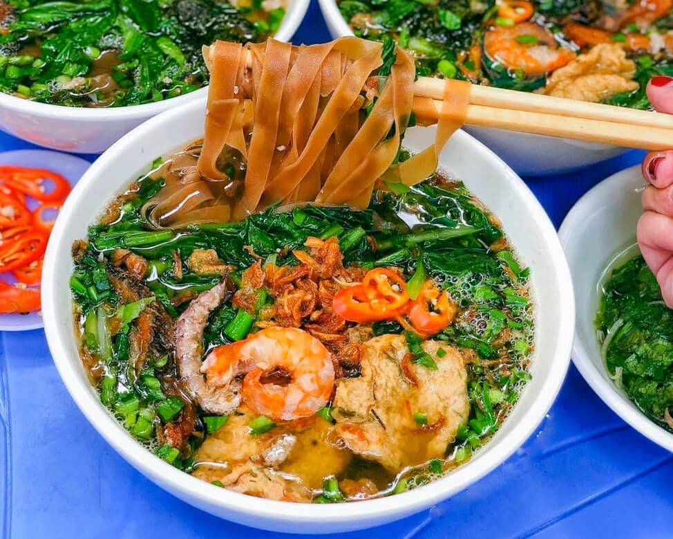 Bánh Đa Cua Hồng Béo - Đê La Thành Nhỏ
