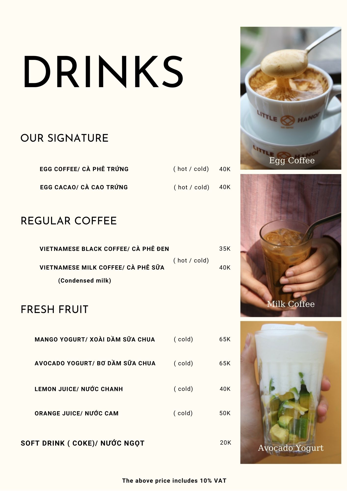 Little Hanoi Egg Coffee - Lê Lai | Khuyến mãi, ưu đãi, đánh giá từ MoMo