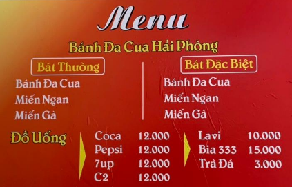 BÁNH ĐA CUA HẢI PHÒNG - NGUYỄN KHANG