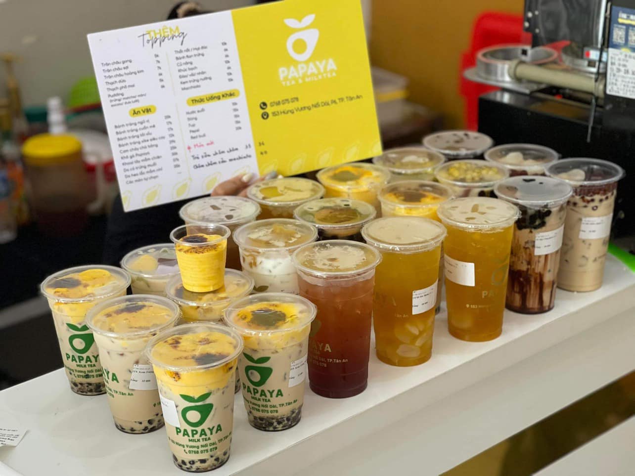 Papaya Tea & Milk Tea - Hùng Vương