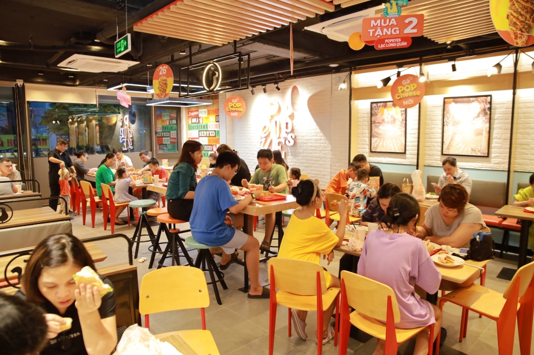 Gà rán Popeyes - Machino - Trần Phú