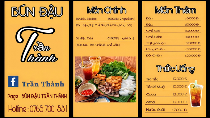 Bún Đậu Trần Thành 2 - Lưu Văn Viết