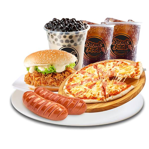 Street Food - Gà Rán Pizza, Hamburger - Tô Ký