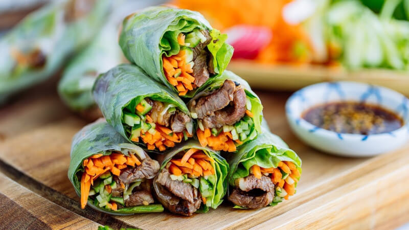 Gỏi Cuốn Hải Sản Hải Long - Kim Giang