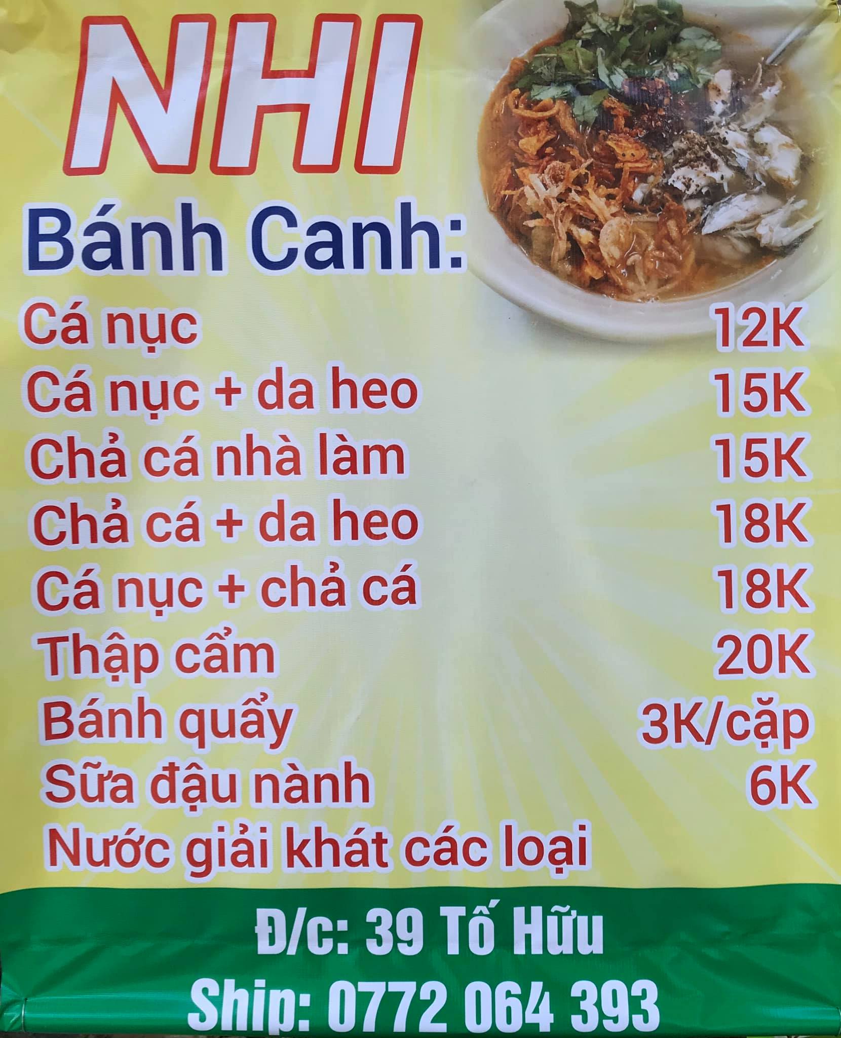 Bánh Canh Cá Nục Nhi - Tố Hữu