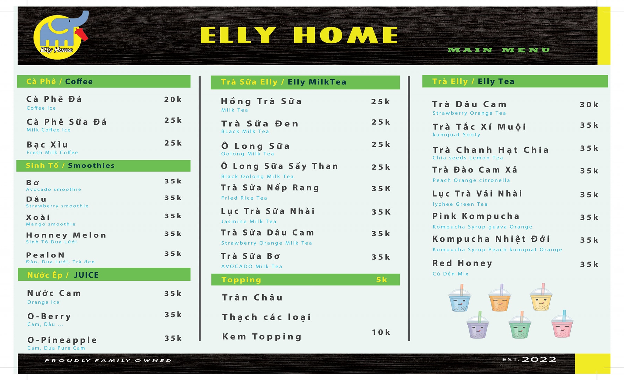 Trà Sữa Elly Home - Trần Quốc Toản
