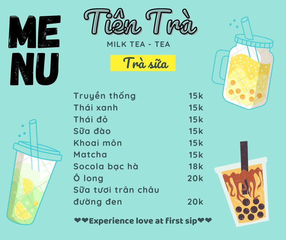 Tiên Trà Milk Tea - Bến Văn Đồn