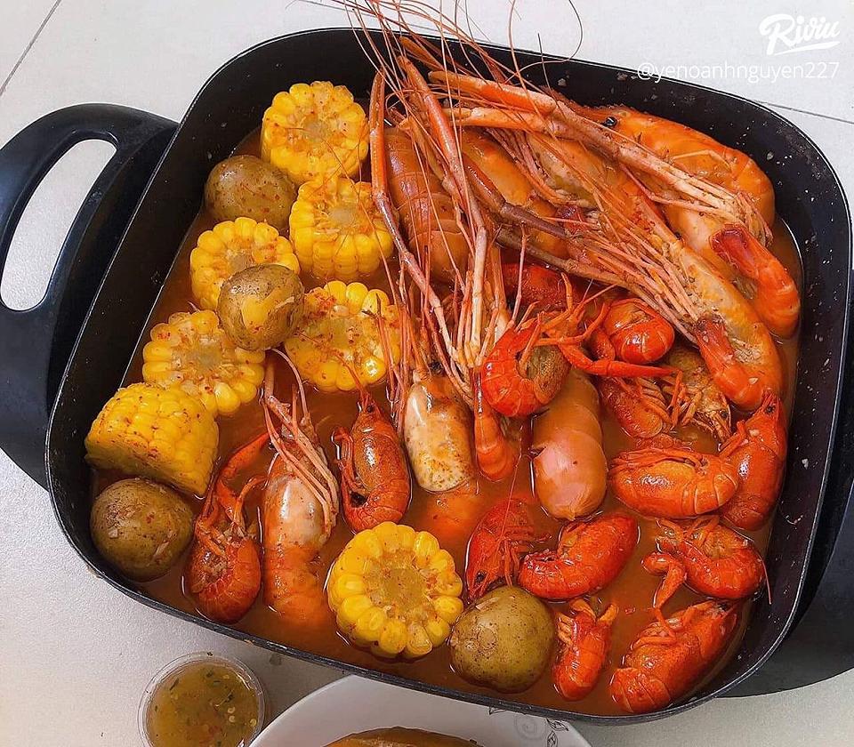 Tôm Hùm Baby & Crawfish Sốt Cajun - Tân Sơn Nhì