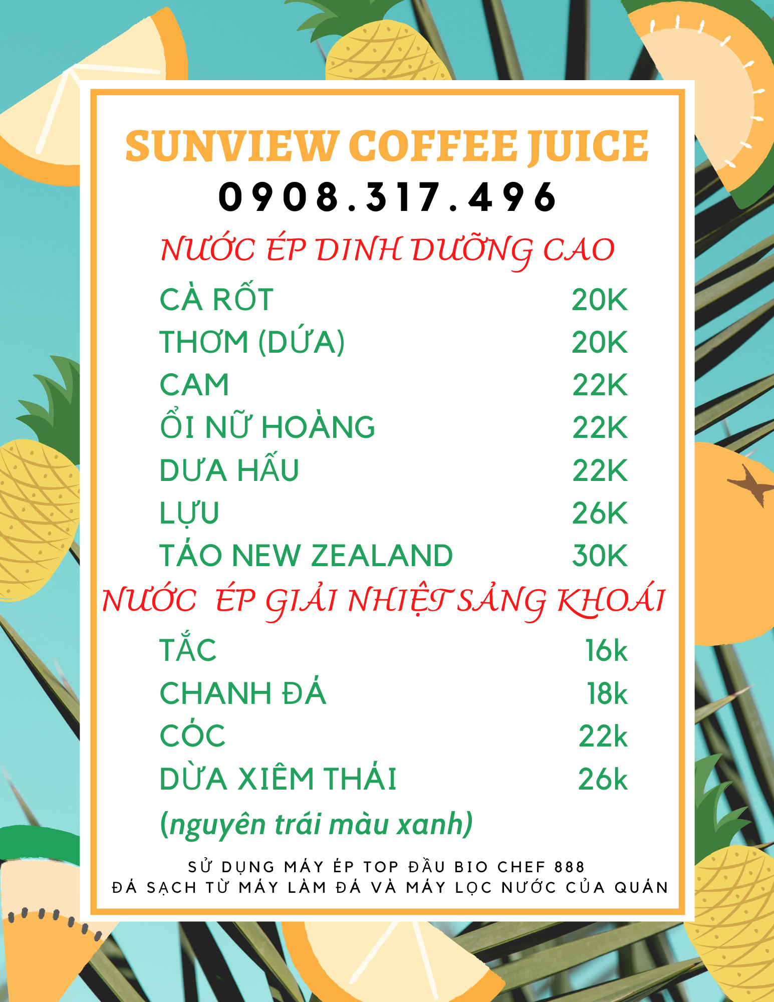 Sunview - Cà Phê & Trà Sữa - Chung Cư Sunview Town