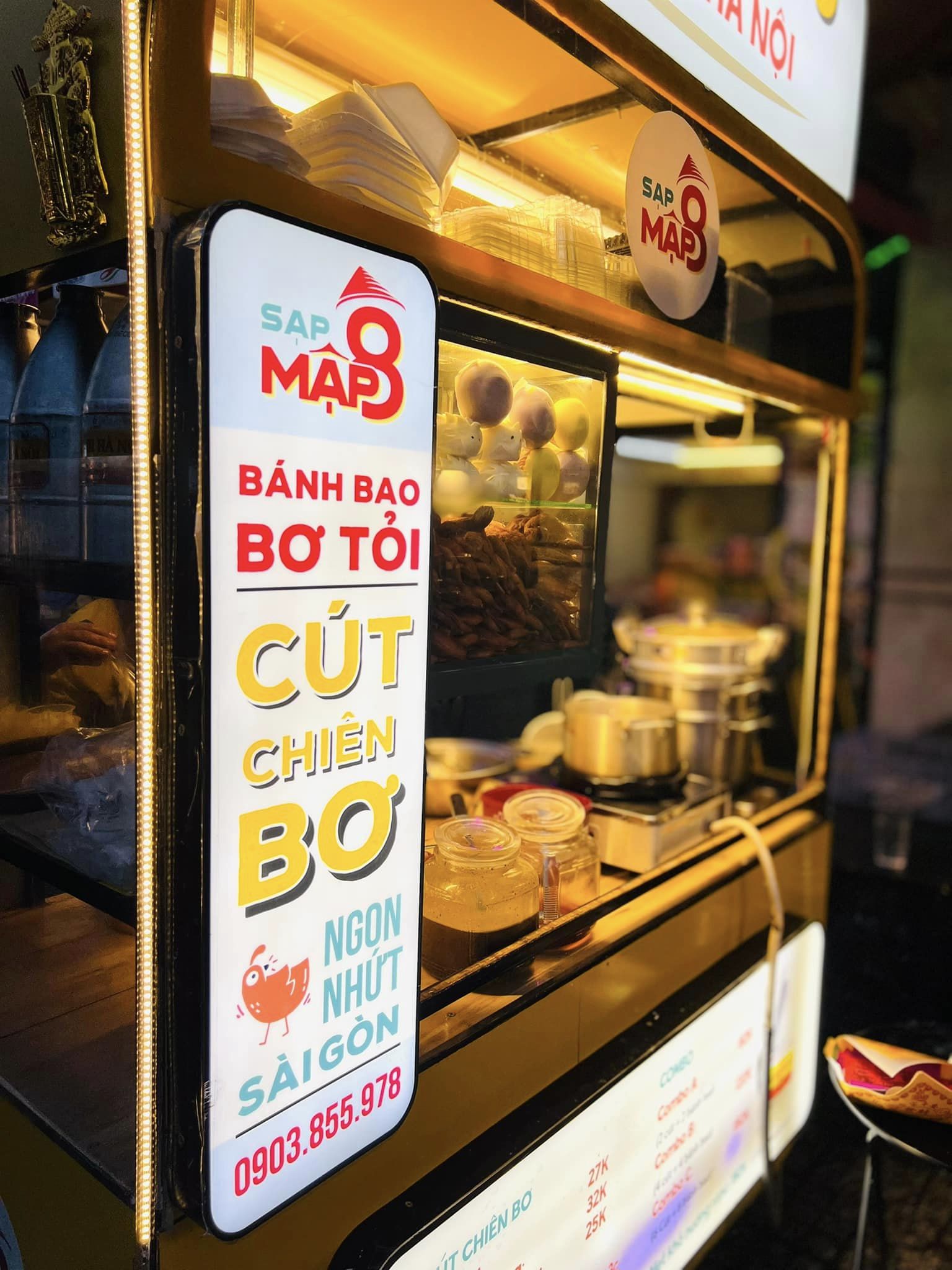 Sạp Tám Mập - Cút Chiên Bơ - Cư Xá Phú Lâm B