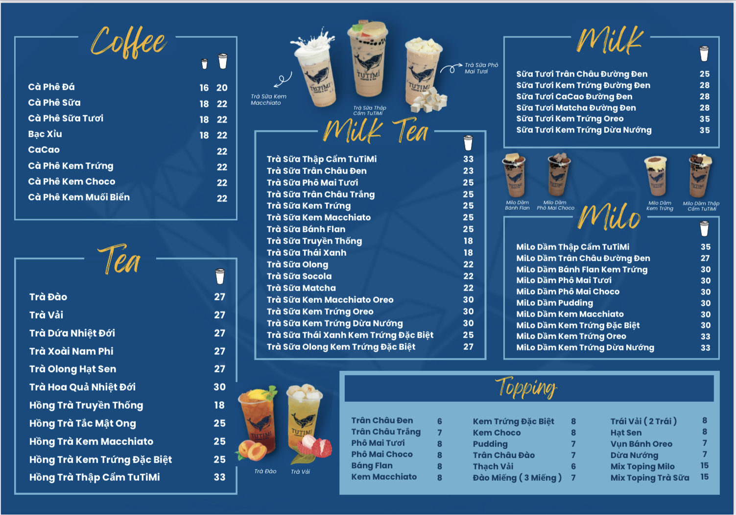 TUTIMI - Milo Dầm & Trà Sữa - Đồng Đen