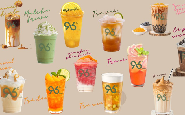 96% Café - Trà Trái Cây, Trà Sữa & Cà Phê - Lê Đình Thám