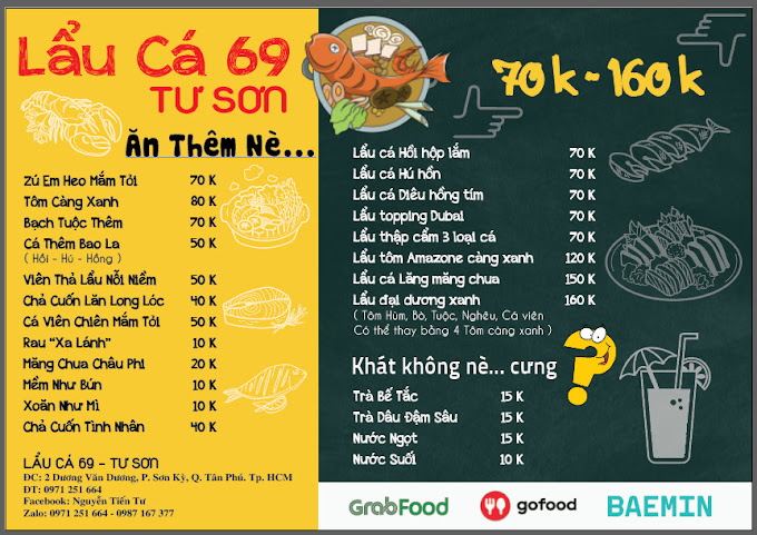 Lẩu Cá 69 Tư Sơn - Dương Văn Dương