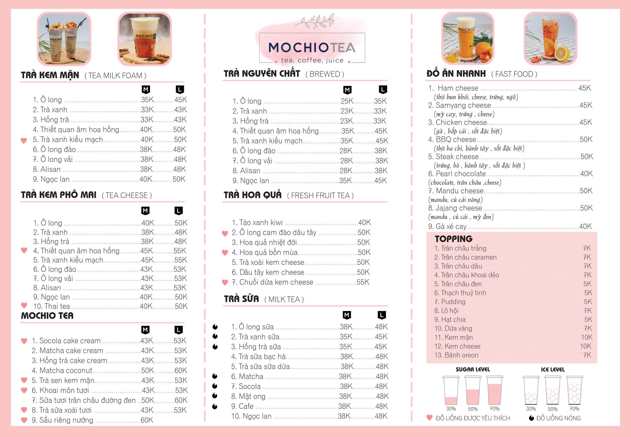 Mochio Tea & Coffee - Đản Dị
