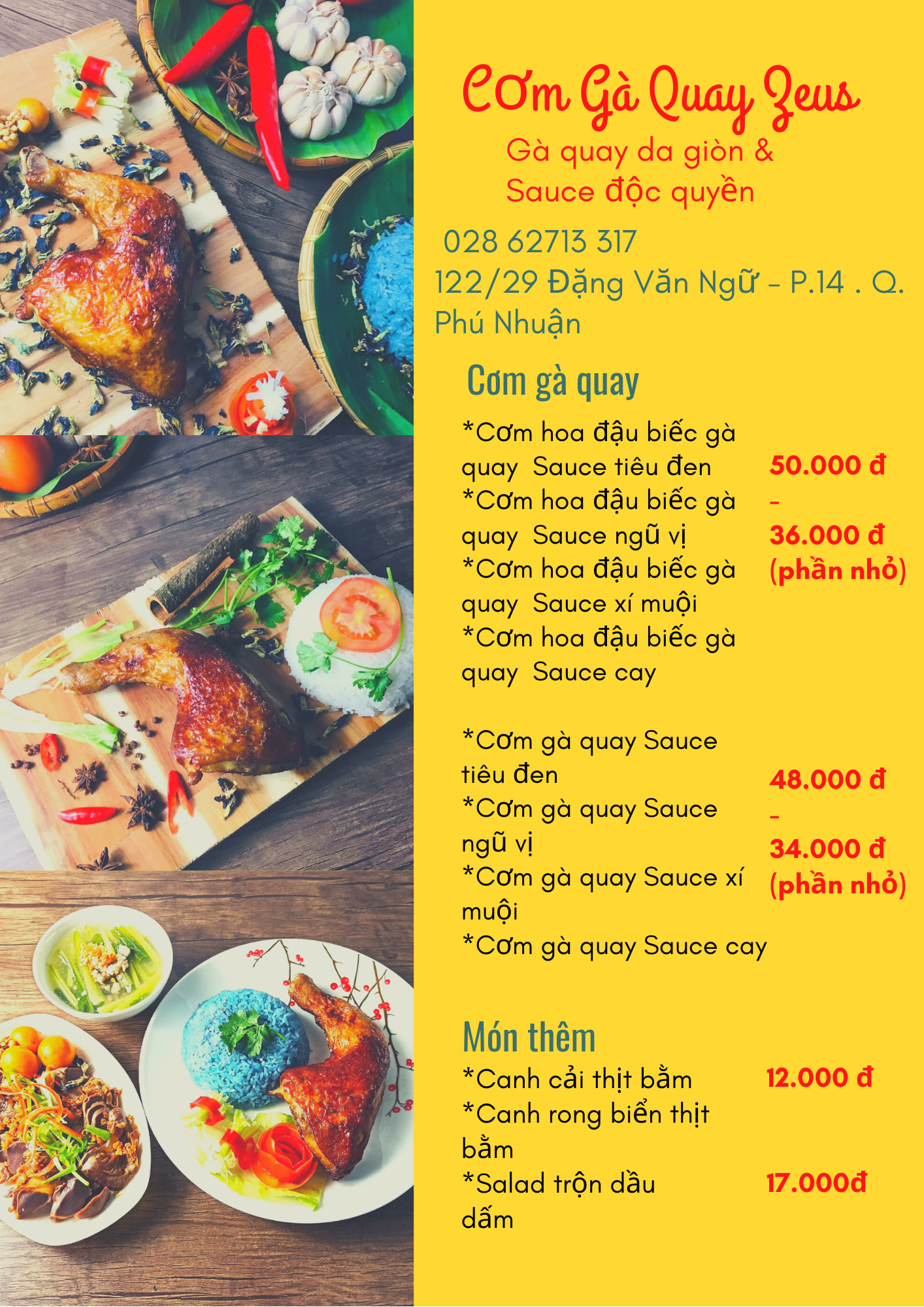 Cơm Gà Quay Zeus - Đặng Văn Ngữ