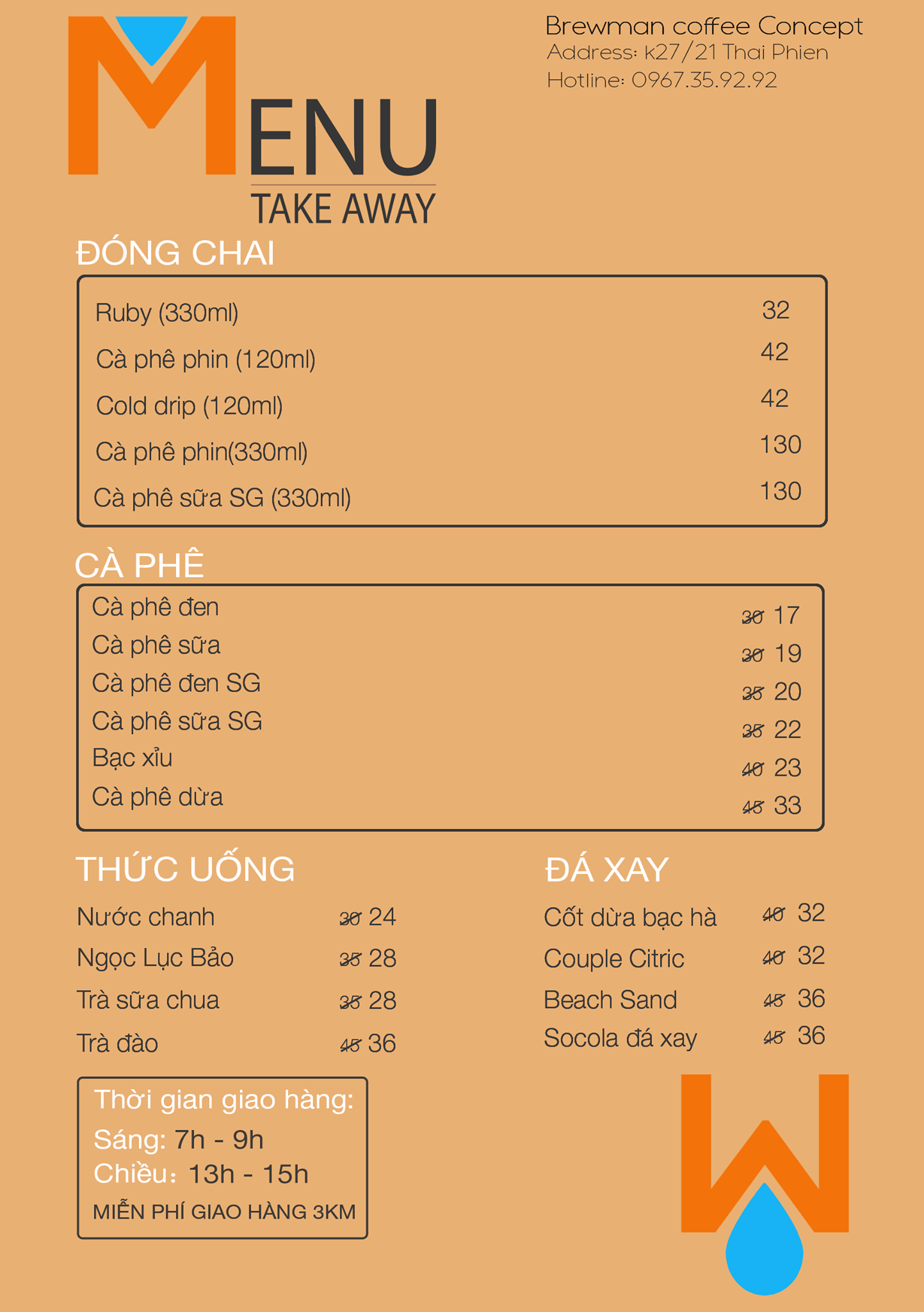 Brewman - Coffee - Thái Phiên