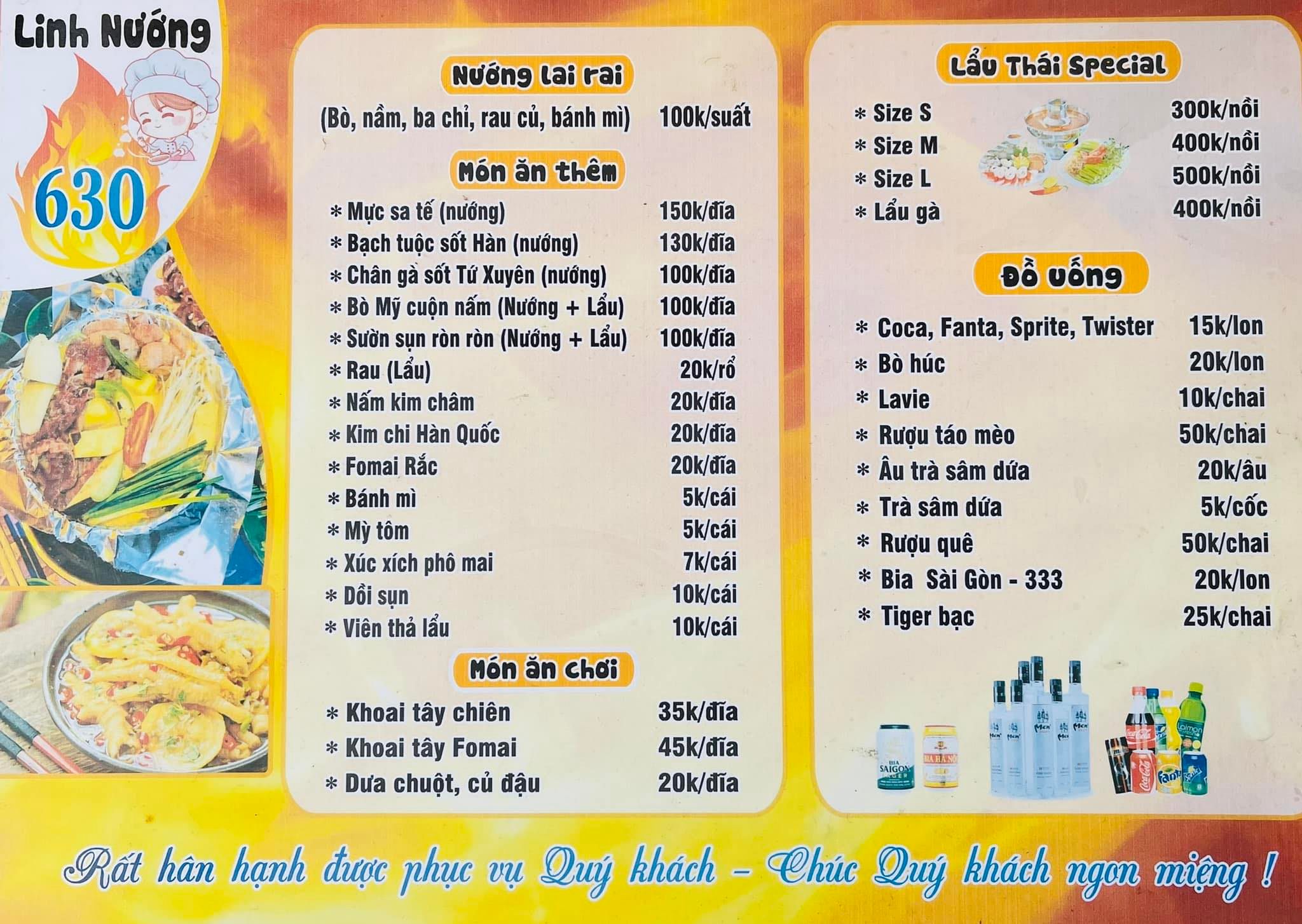 Linh Nướng - Lẩu Ếch - Lạc Long Quân