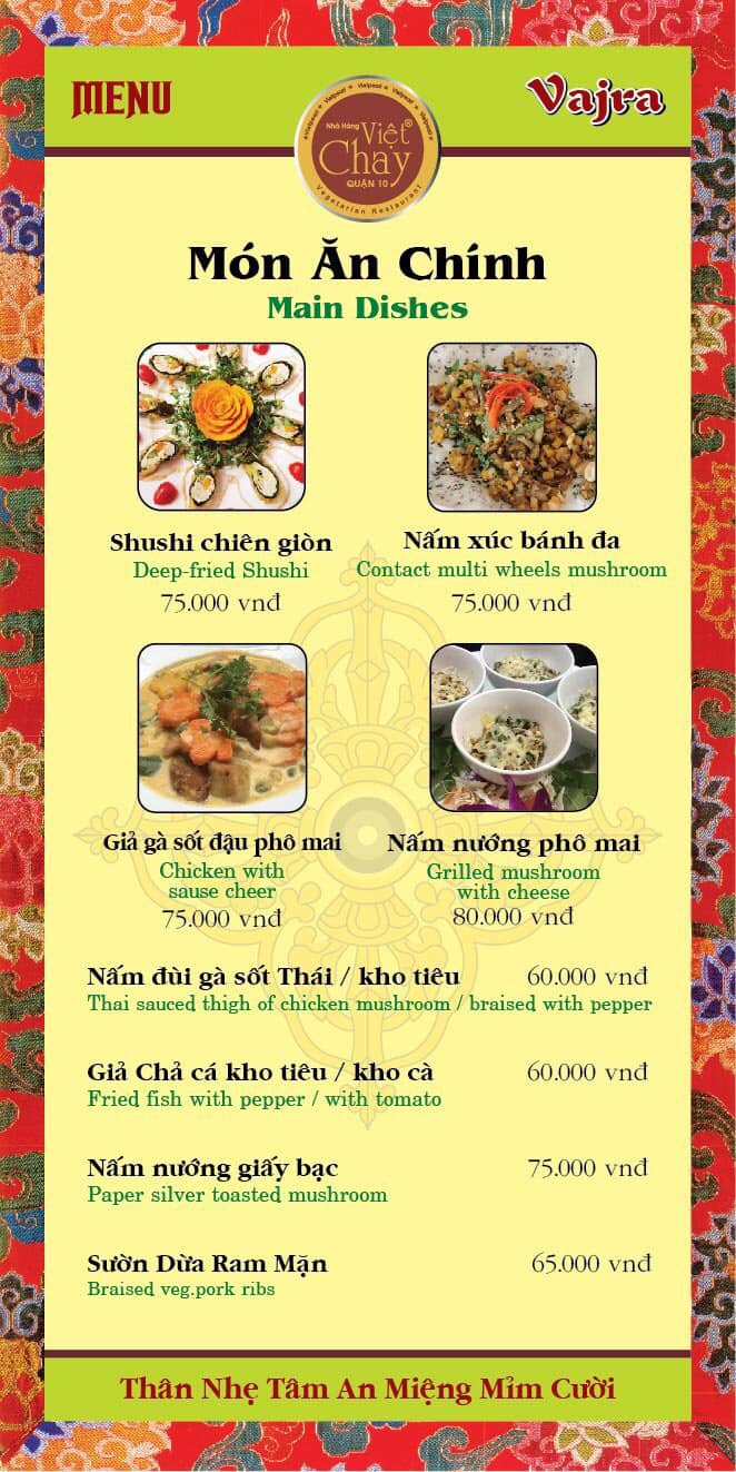 Nhà Hàng Chay Vajra - Lê Hồng Phong