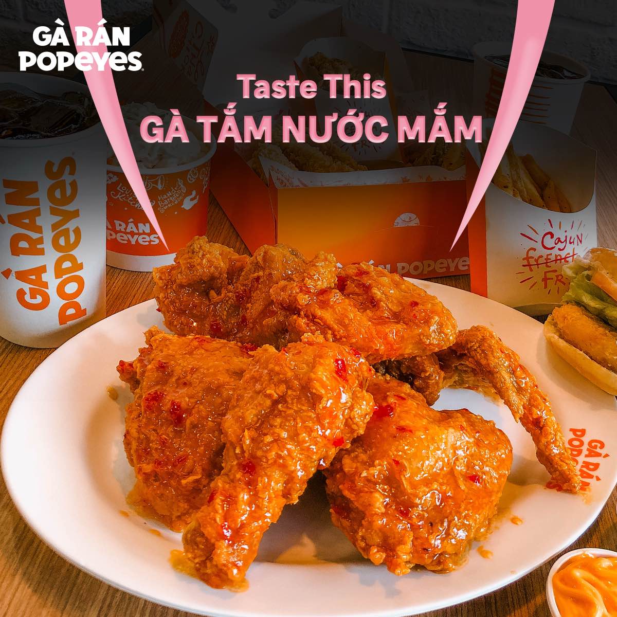 Gà Rán Popeyes - Tùng Thiện Vương