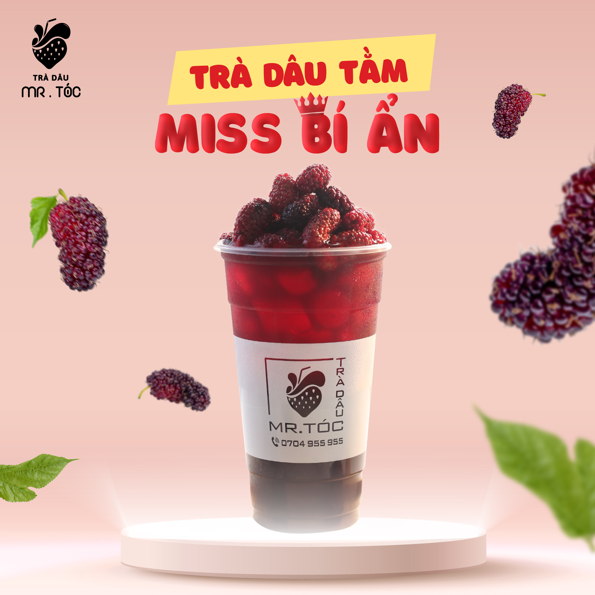 Trà Dâu Mr Tóc - Hoàng Diệu