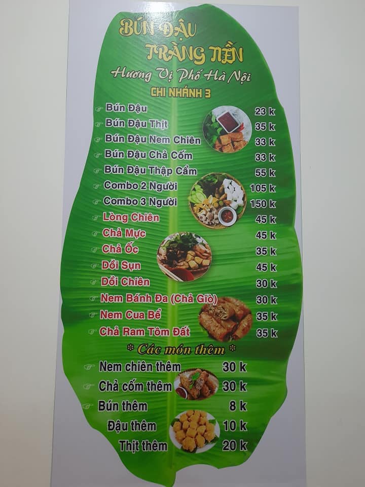 Bún Đậu Mắm Tôm Tràng Tiền - Thống Nhất