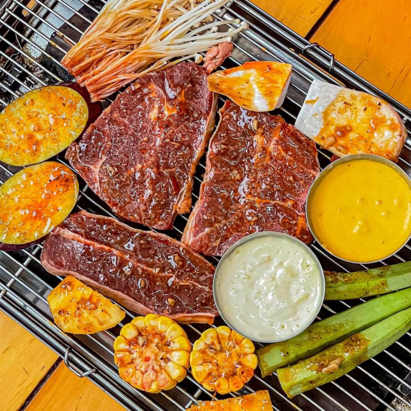Bò Nướng Sốt Phô Mai - Phan Văn Trị