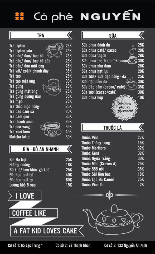 Cà Phê NGUYỄN - Lạc Trung