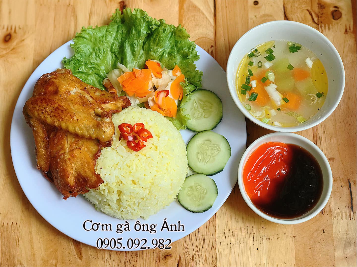 Cơm Gà Ông Ánh - Cơm Gà Quay - Hà Huy Tập