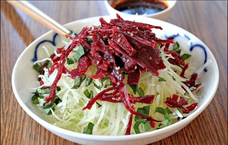 Ăn Vặt Ú Nu - Gỏi Khô Bò Đen - Cách Mạng Tháng 8