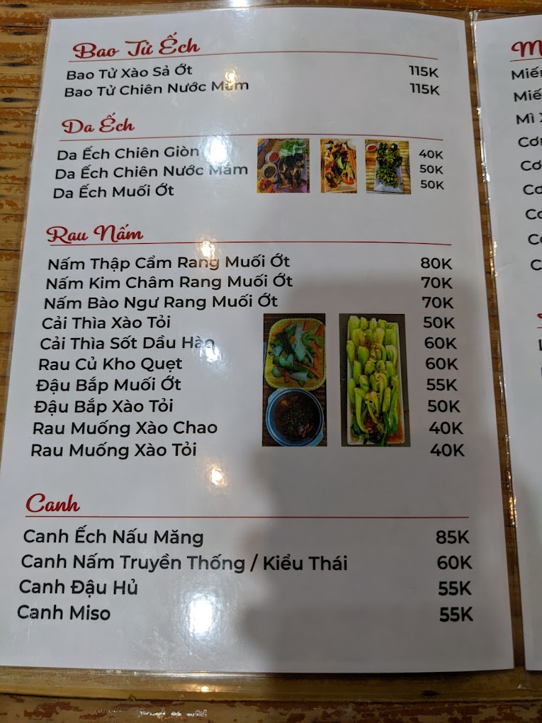 Ếch Nhà - Cháo Ếch Singapore - Trương Công Định