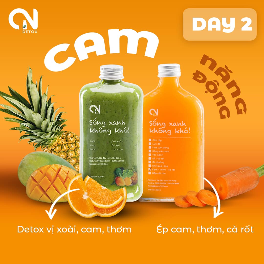 2N Detox - Nước Ép - Cù Lao
