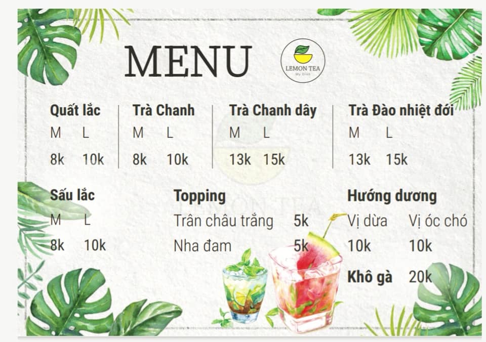 Lemon Tea - Mỹ Đình