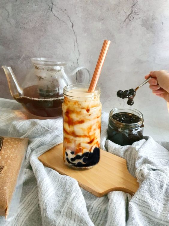 Kami Tea - Trà Sữa Kem Mặn - Hồng Mai