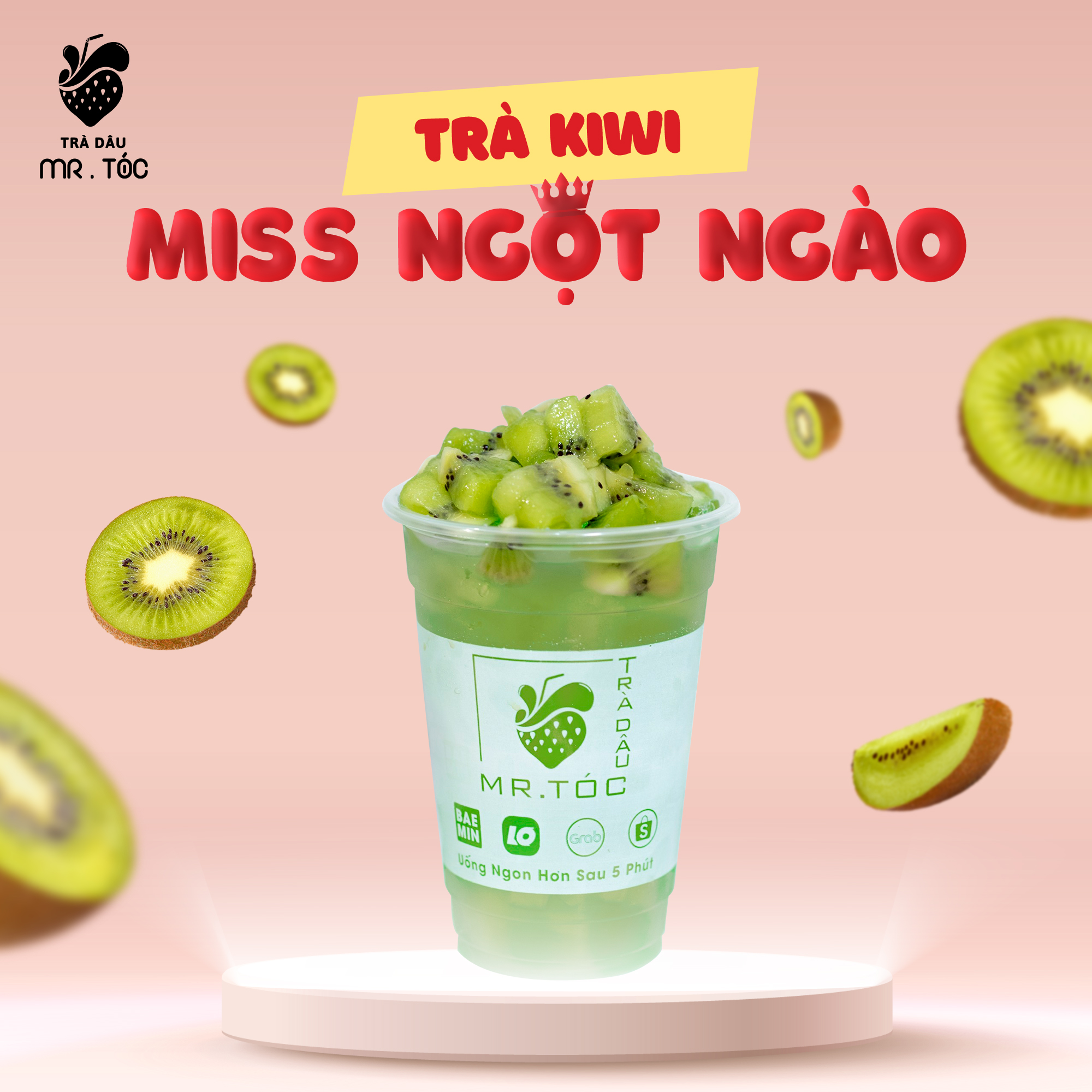 Trà Dâu Mr Tóc - Hoàng Diệu