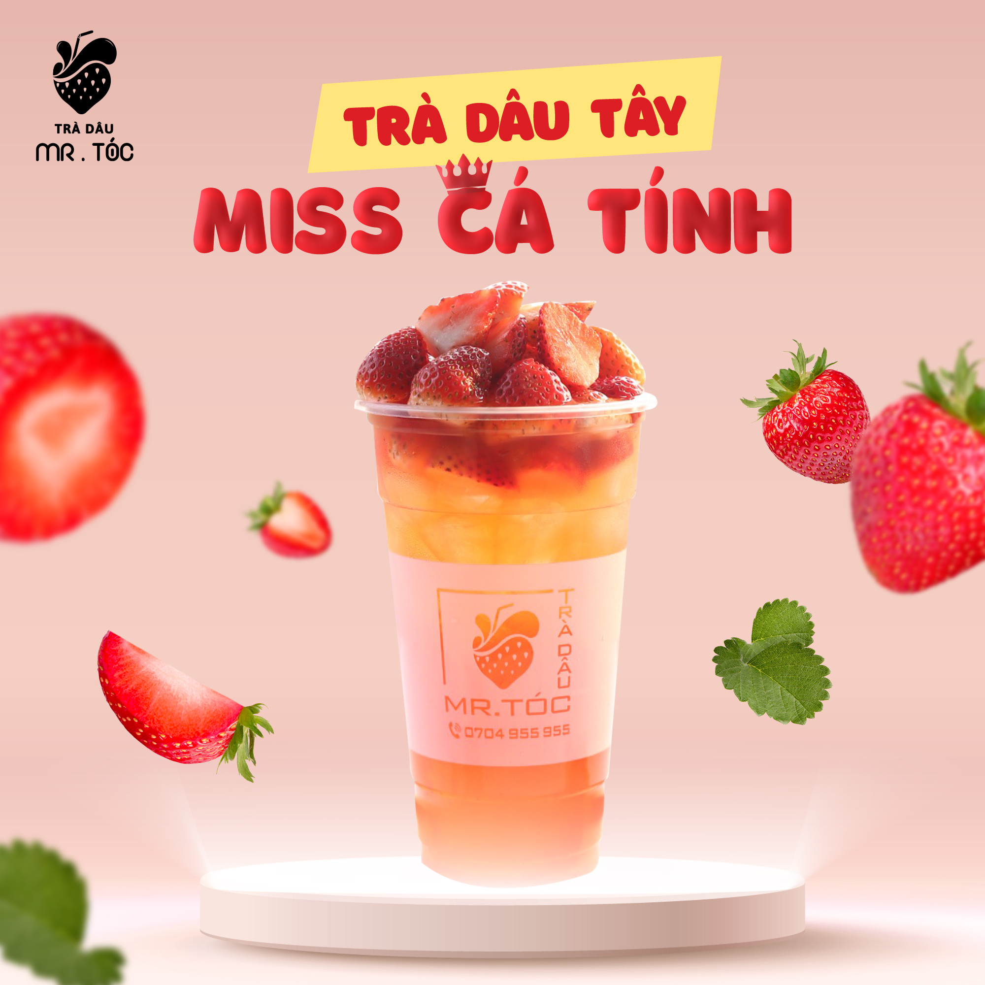 Trà Dâu Mr Tóc - Hoàng Diệu