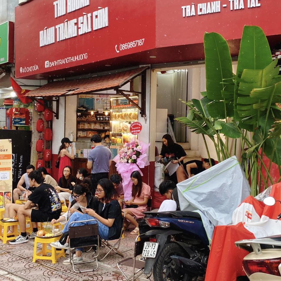 Vị trí và Hướng dẫn di chuyển đến Bánh tráng Thu Hương 1 Ô, Chợ Dừa