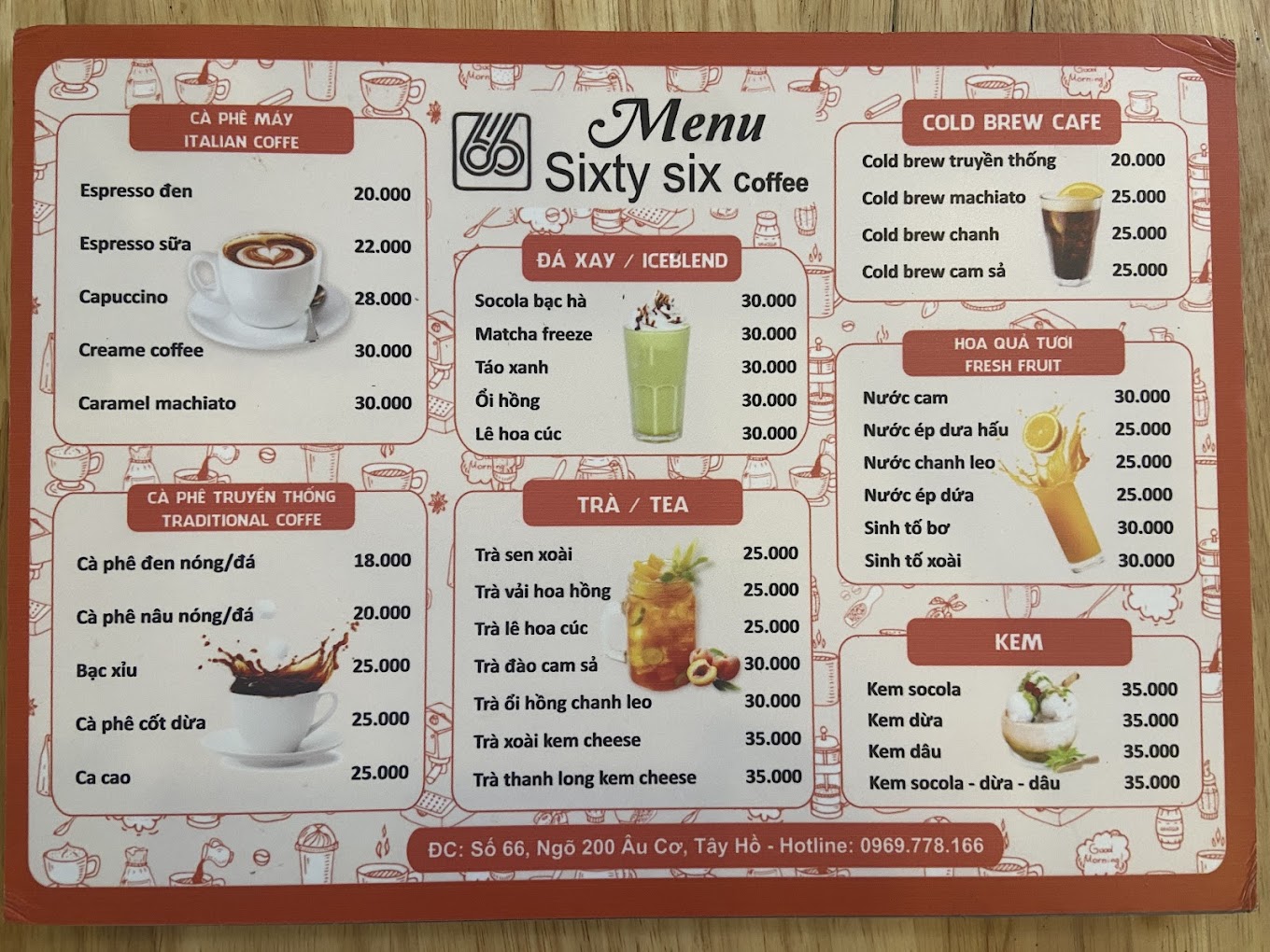 Sixty Six Coffe - Cà Phê - Âu Cơ