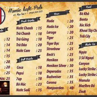 Homie Kafe-Pub - Mộc Bài 1