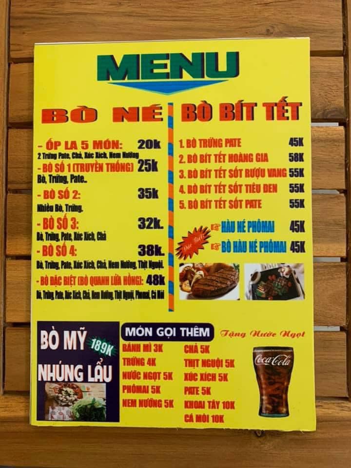 Bò Né - Bò Bít Tết 3 Ngon - Đường Số 3