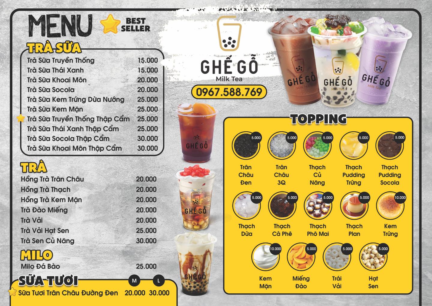 Ghế Gỗ Milk Tea - Lê Đức Thọ