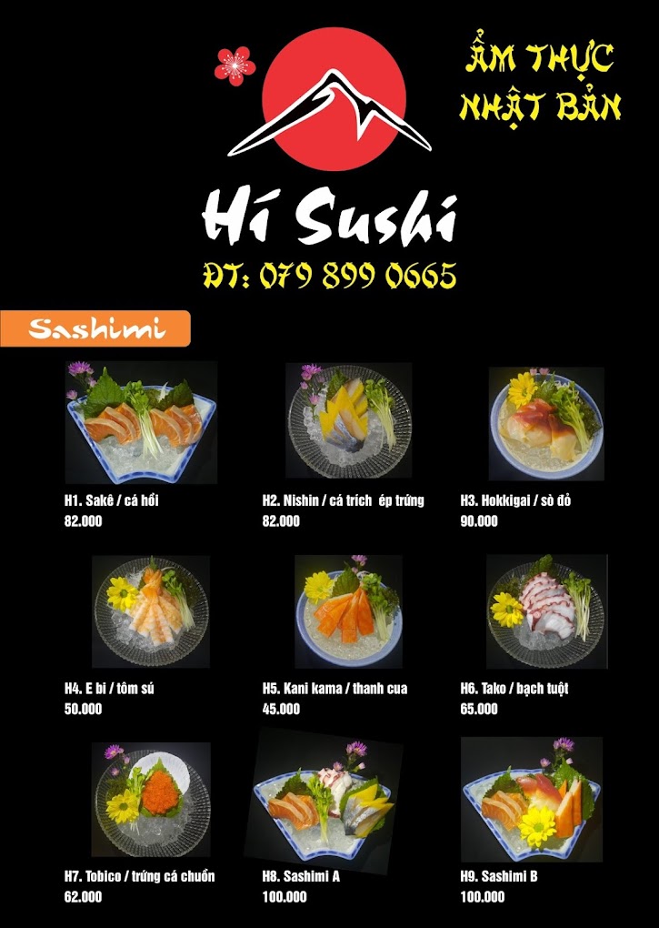 Hí Sushi - Bông Sao