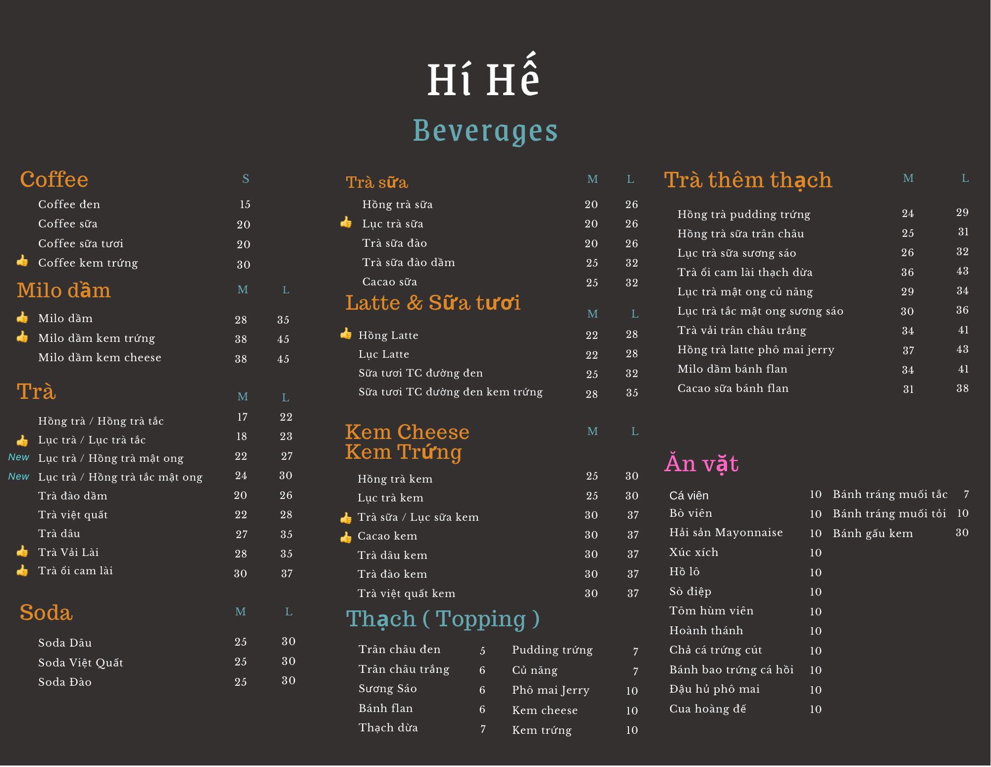 Hí Hế Coffee & Tea - Hậu Giang