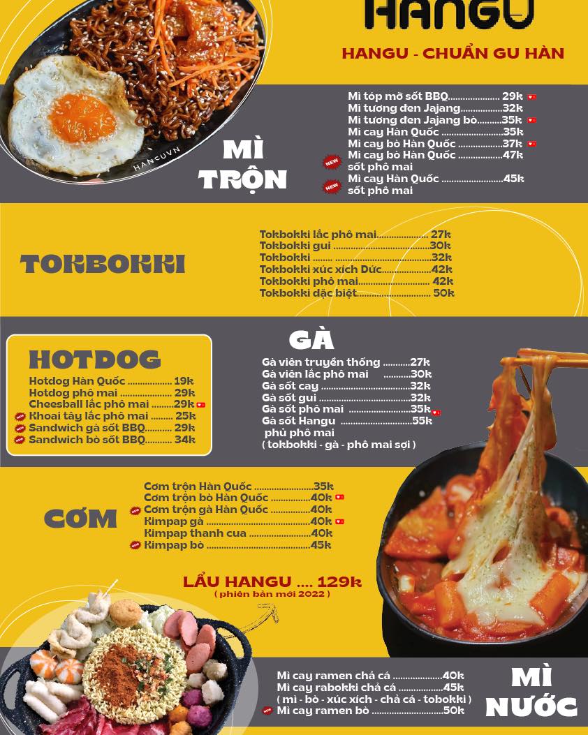 Hangu - Ẩm Thực Hàn Quốc - Nguyễn Văn Săng