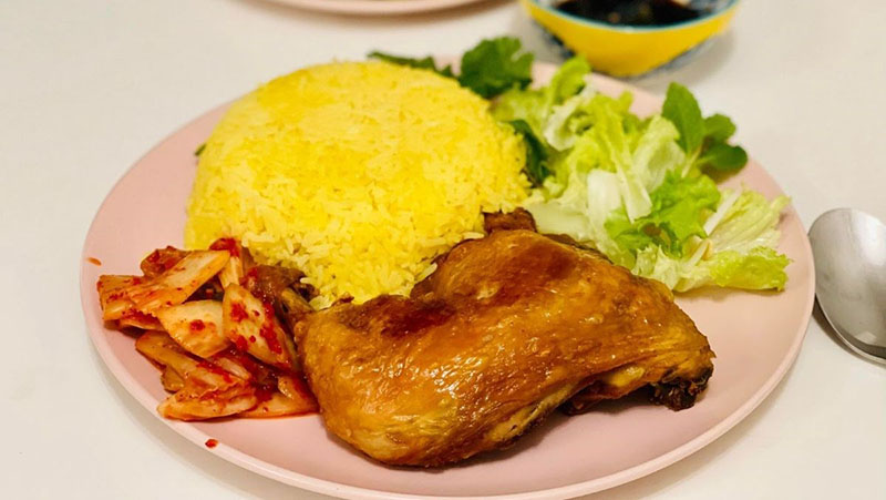 Cơm Chiên Gà Xối Mỡ Anh Vy - Linh Đông