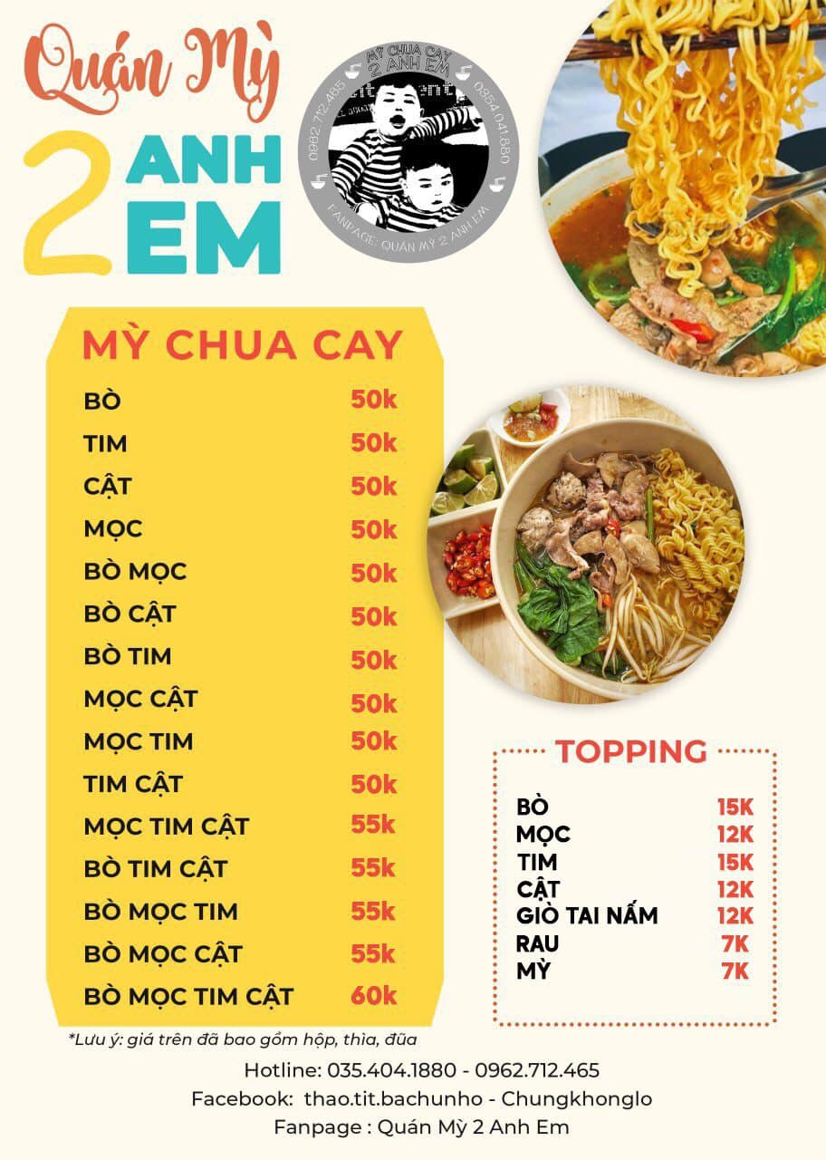 2 Anh Em - Mỳ Chua Cay - Nguyễn Hiền