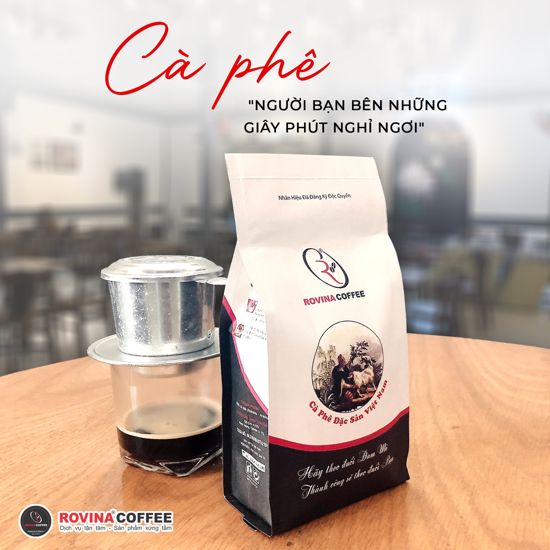 Rovina Coffee - Cà Phê - Cách Mạng Tháng 8
