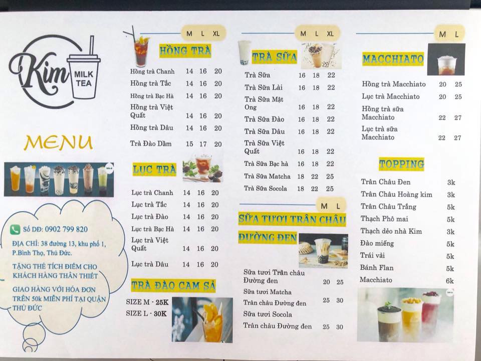 Kim Milk Tea - Trà Sữa - Nguyễn Tuyển